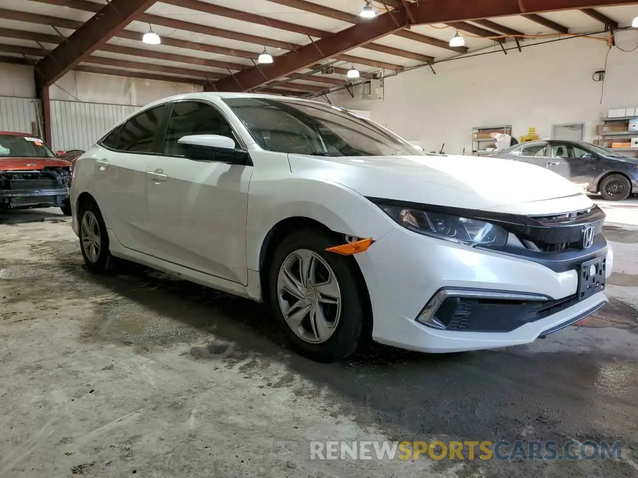 4 fotografías del automóvil dañado 2HGFC2F6XKH546491 HONDA CIVIC 2019