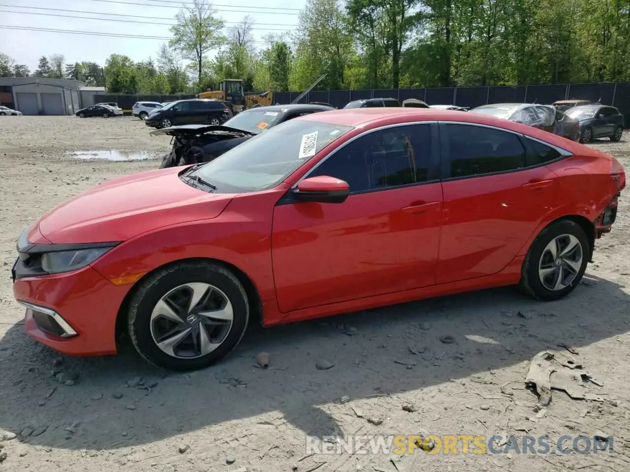 1 fotografías del automóvil dañado 2HGFC2F6XKH563002 HONDA CIVIC 2019
