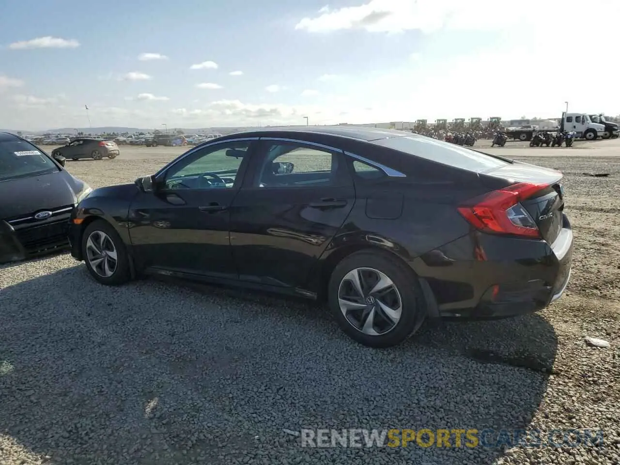 2 fotografías del automóvil dañado 2HGFC2F6XKH565719 HONDA CIVIC 2019