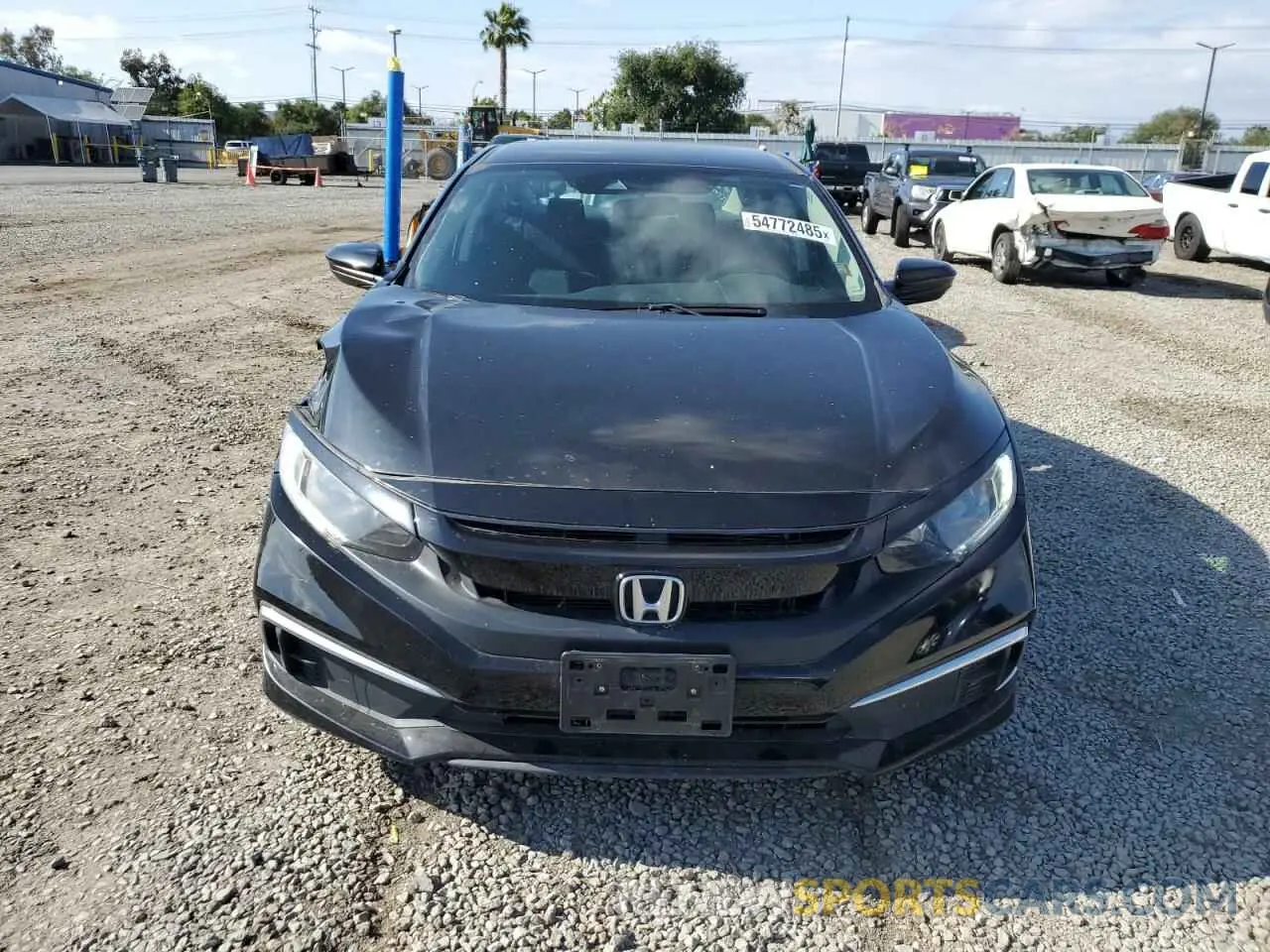 5 fotografías del automóvil dañado 2HGFC2F6XKH565719 HONDA CIVIC 2019