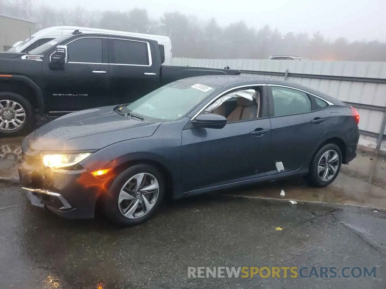 1 fotografías del automóvil dañado 2HGFC2F6XKH588174 HONDA CIVIC 2019