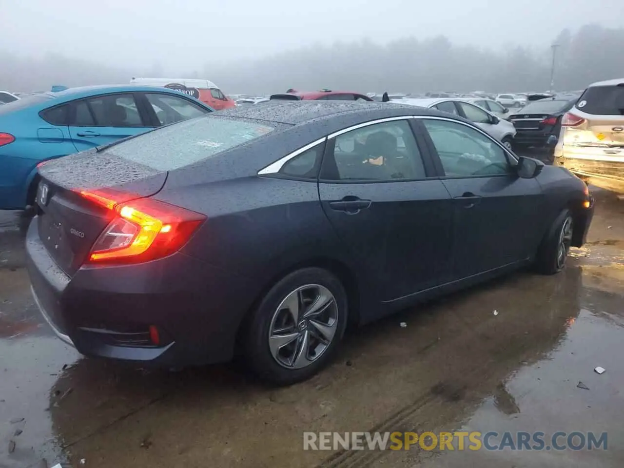 3 fotografías del automóvil dañado 2HGFC2F6XKH588174 HONDA CIVIC 2019