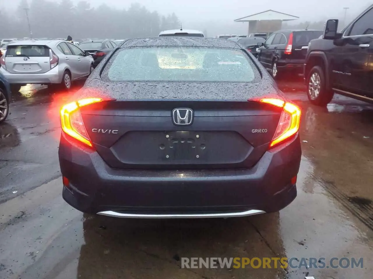 6 fotografías del automóvil dañado 2HGFC2F6XKH588174 HONDA CIVIC 2019