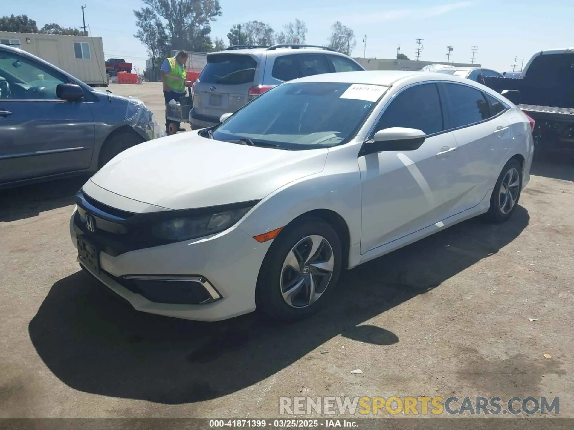 2 fotografías del automóvil dañado 2HGFC2F6XKH600677 HONDA CIVIC 2019