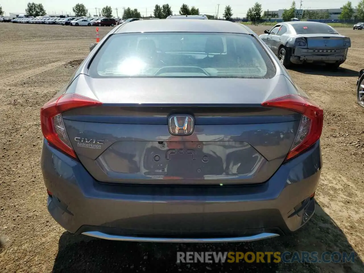 6 fotografías del automóvil dañado 2HGFC2F71KH010439 HONDA CIVIC 2019
