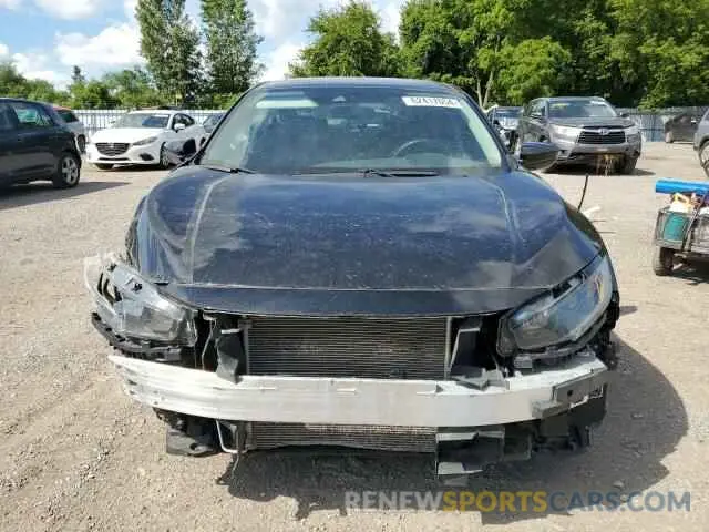 5 fotografías del automóvil dañado 2HGFC2F73KH040137 HONDA CIVIC 2019