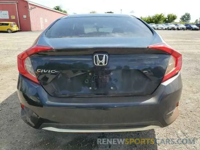 6 fotografías del automóvil dañado 2HGFC2F73KH040137 HONDA CIVIC 2019