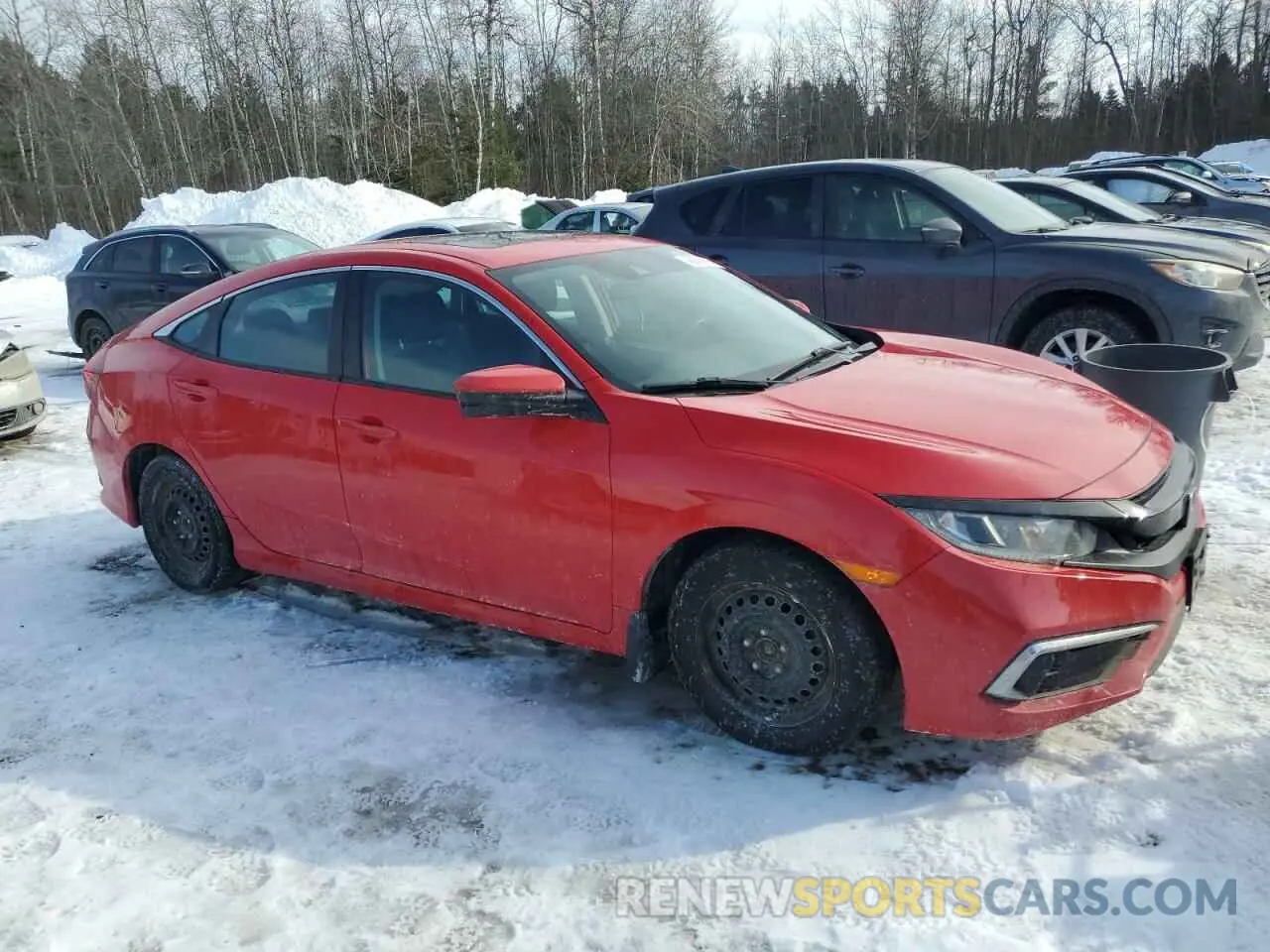 4 fotografías del automóvil dañado 2HGFC2F77KH041503 HONDA CIVIC 2019