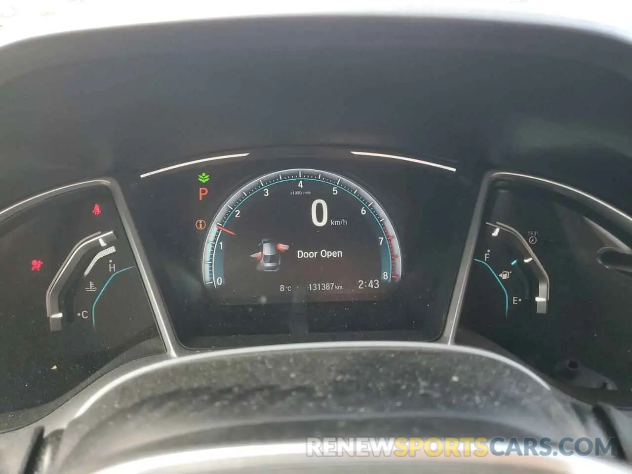 9 fotografías del automóvil dañado 2HGFC2F77KH041503 HONDA CIVIC 2019