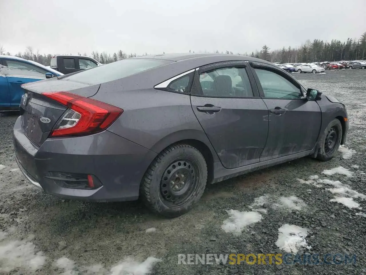 3 fotografías del automóvil dañado 2HGFC2F7XKH022203 HONDA CIVIC 2019