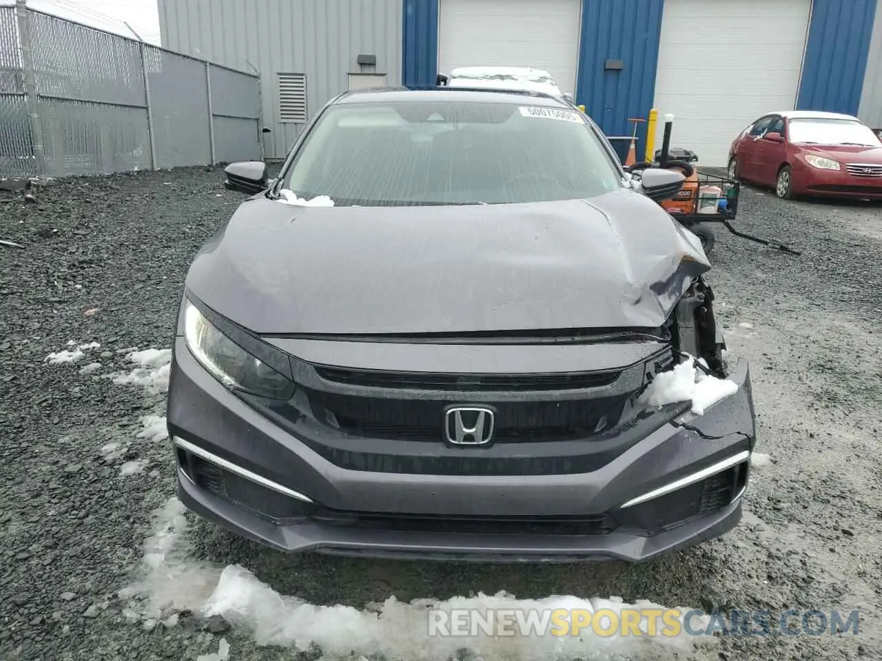 5 fotografías del automóvil dañado 2HGFC2F7XKH022203 HONDA CIVIC 2019