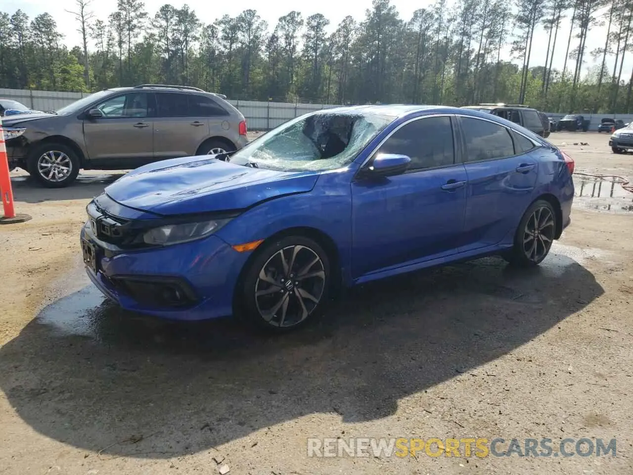1 fotografías del automóvil dañado 2HGFC2F80KH521441 HONDA CIVIC 2019