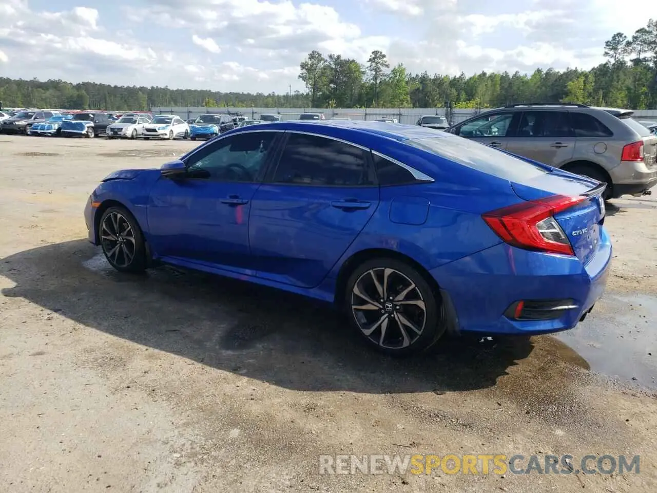 2 fotografías del automóvil dañado 2HGFC2F80KH521441 HONDA CIVIC 2019