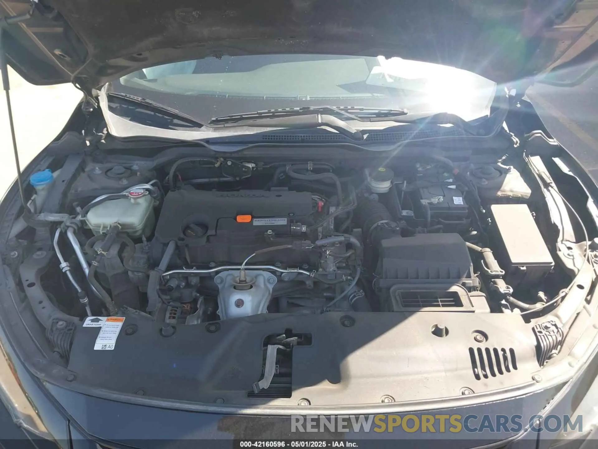 10 fotografías del automóvil dañado 2HGFC2F80KH525781 HONDA CIVIC 2019