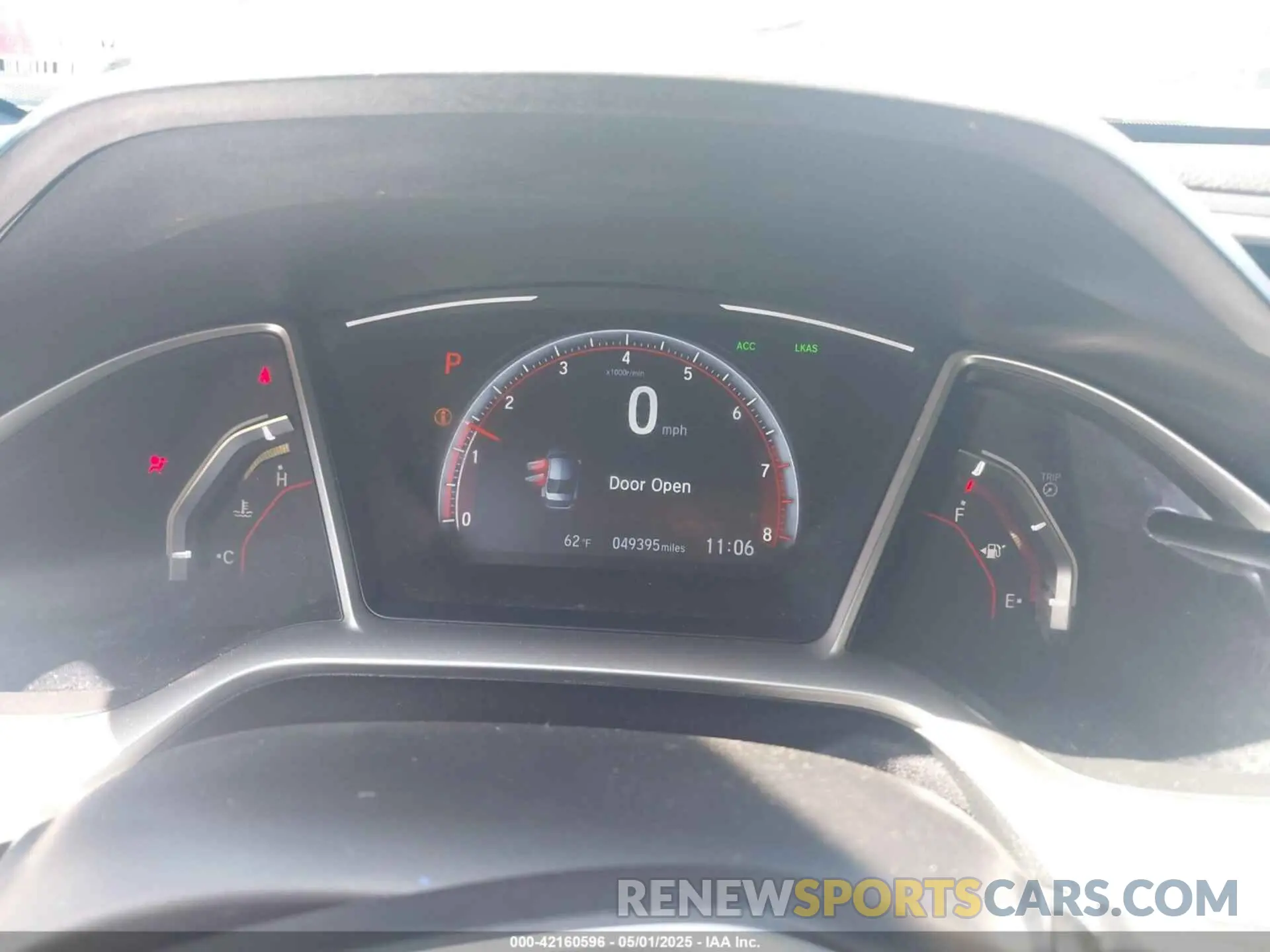 15 fotografías del automóvil dañado 2HGFC2F80KH525781 HONDA CIVIC 2019
