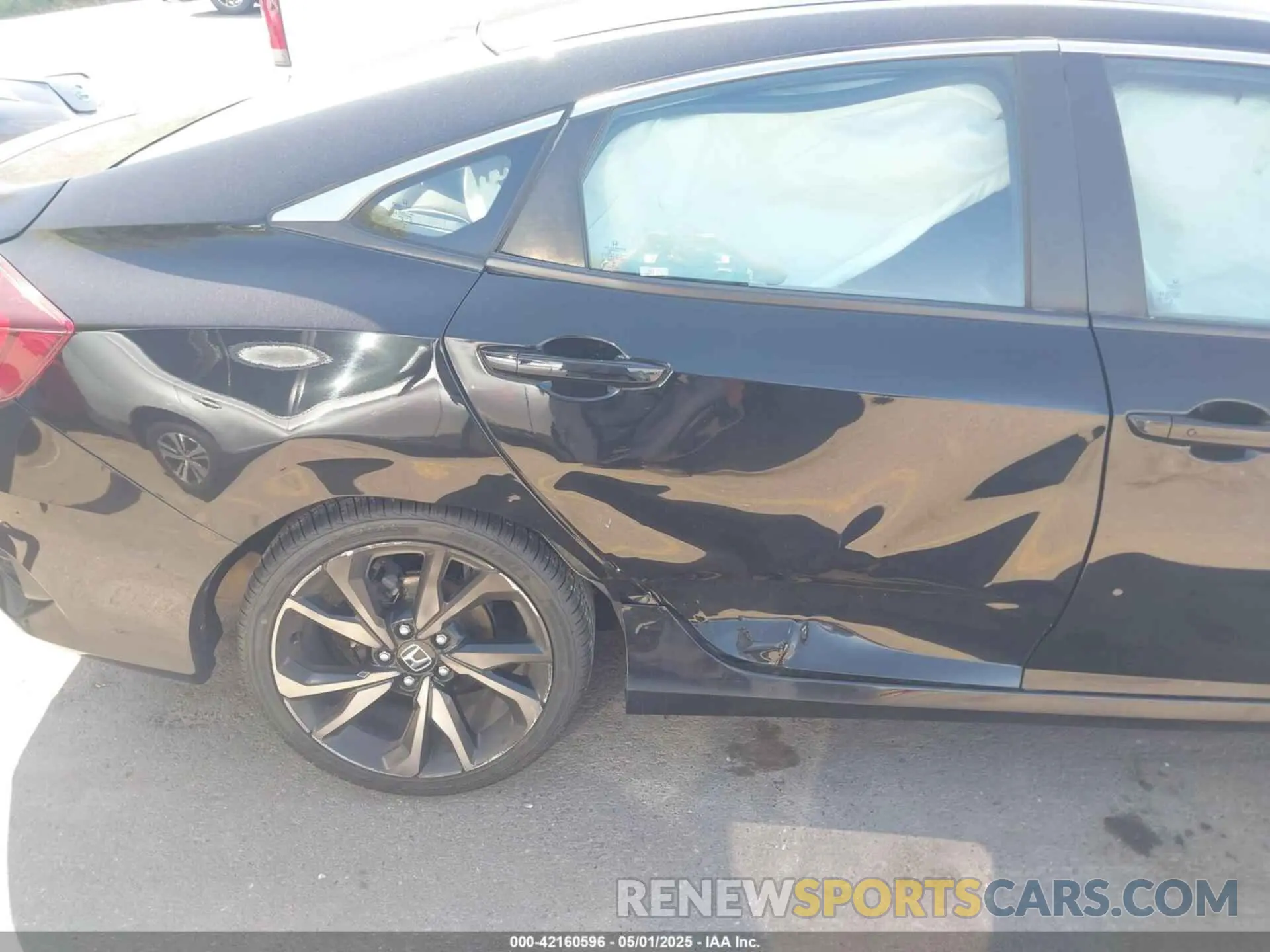 6 fotografías del automóvil dañado 2HGFC2F80KH525781 HONDA CIVIC 2019