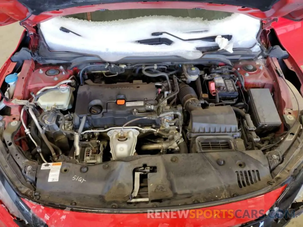 13 fotografías del automóvil dañado 2HGFC2F80KH536070 HONDA CIVIC 2019