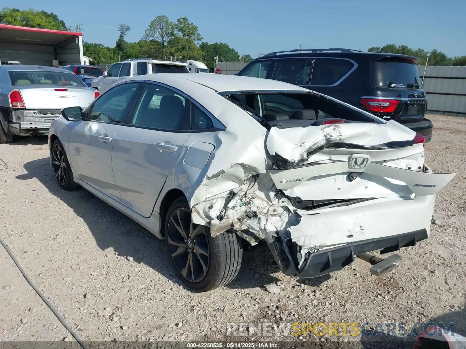 3 fotografías del automóvil dañado 2HGFC2F80KH539437 HONDA CIVIC 2019