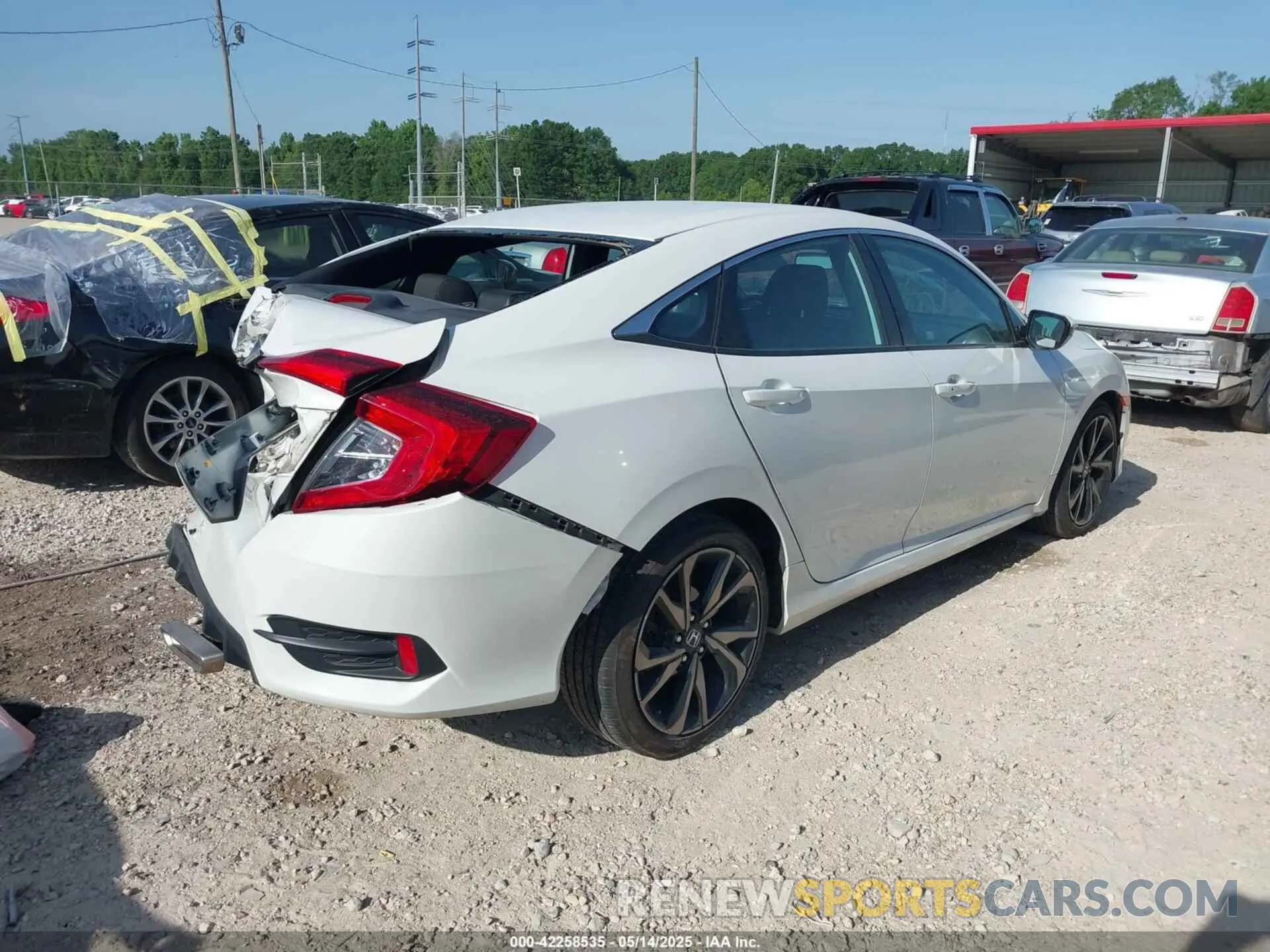 4 fotografías del automóvil dañado 2HGFC2F80KH539437 HONDA CIVIC 2019