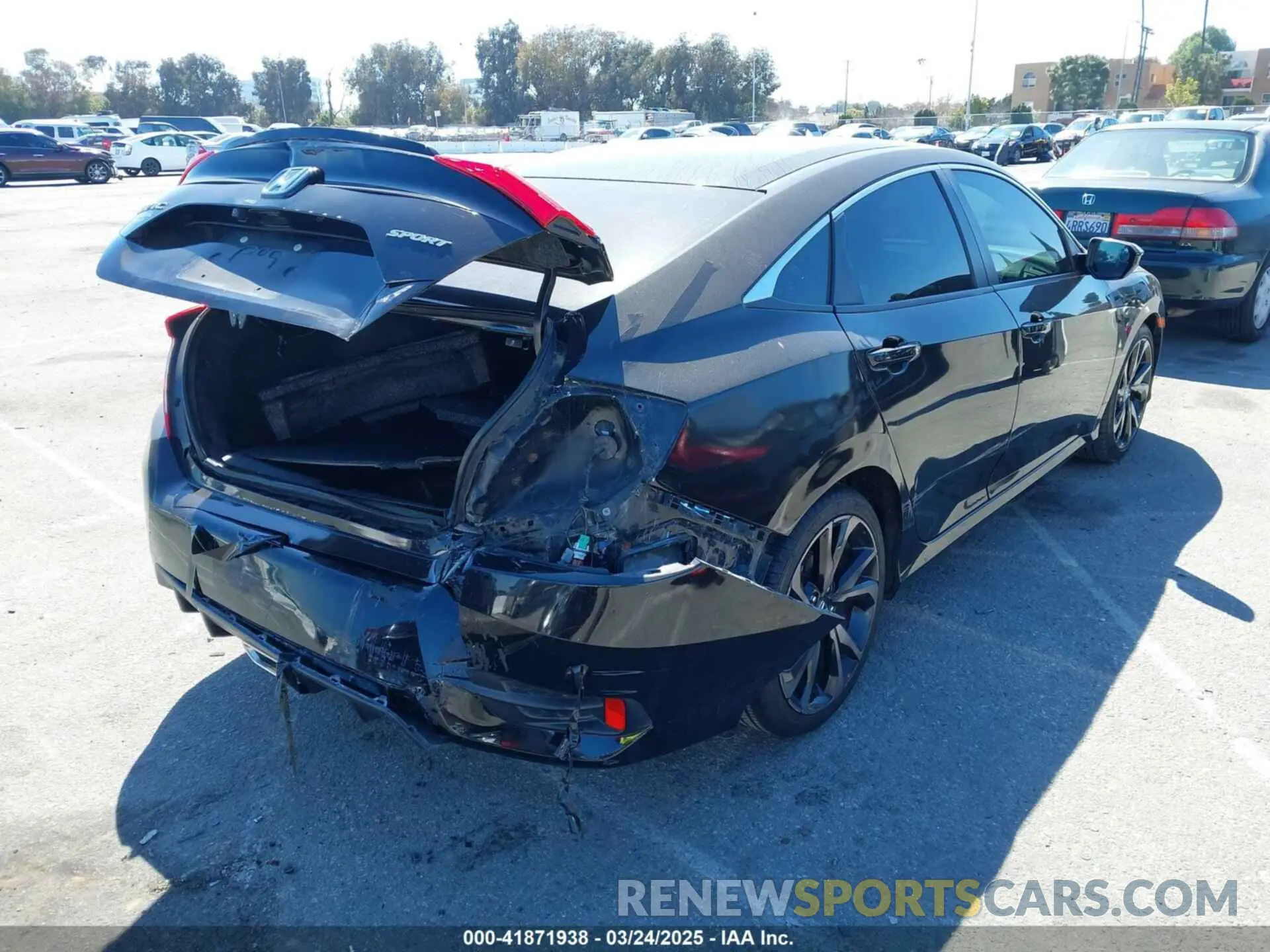 4 fotografías del automóvil dañado 2HGFC2F80KH577489 HONDA CIVIC 2019