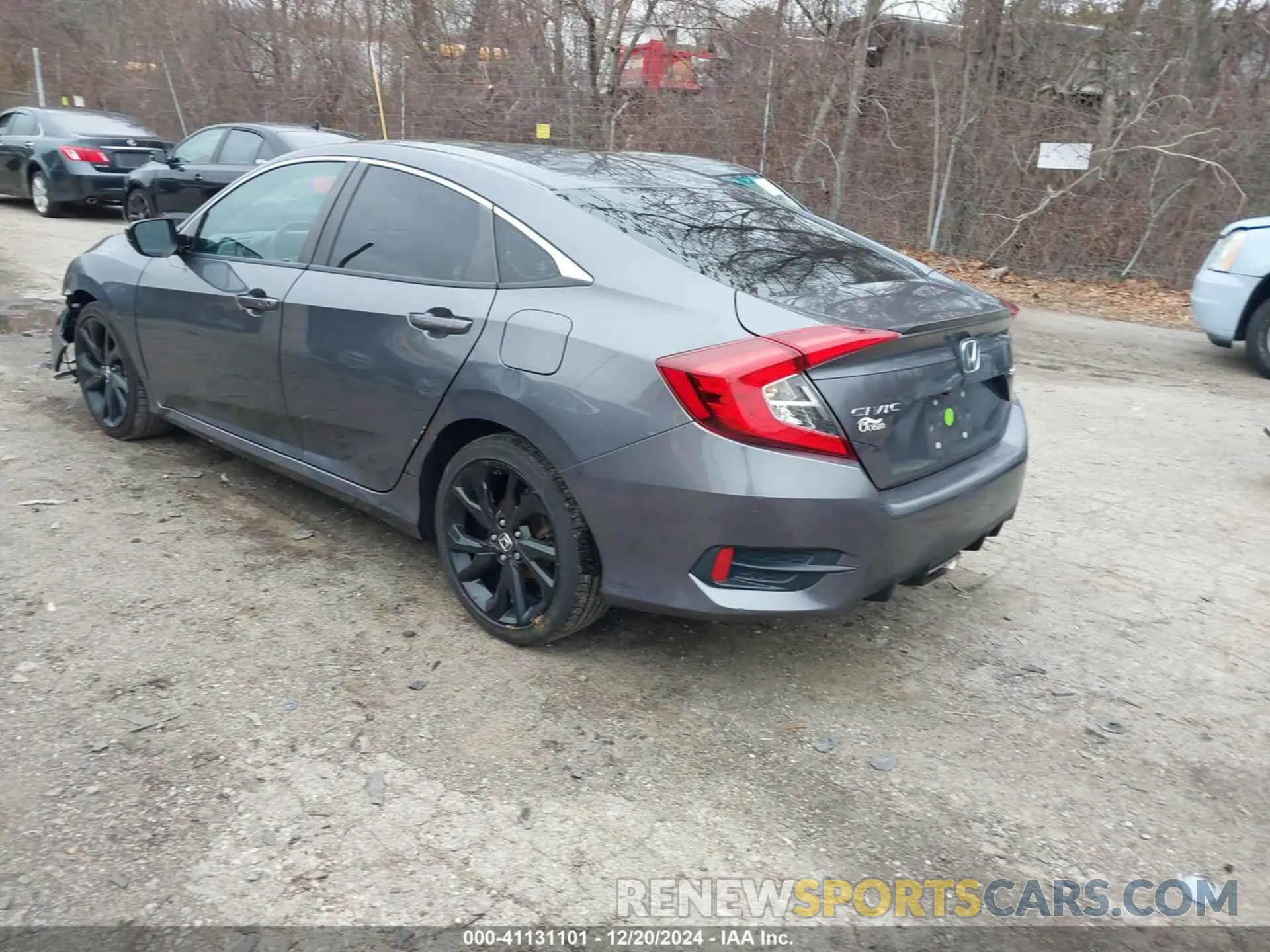 3 fotografías del automóvil dañado 2HGFC2F80KH592798 HONDA CIVIC 2019