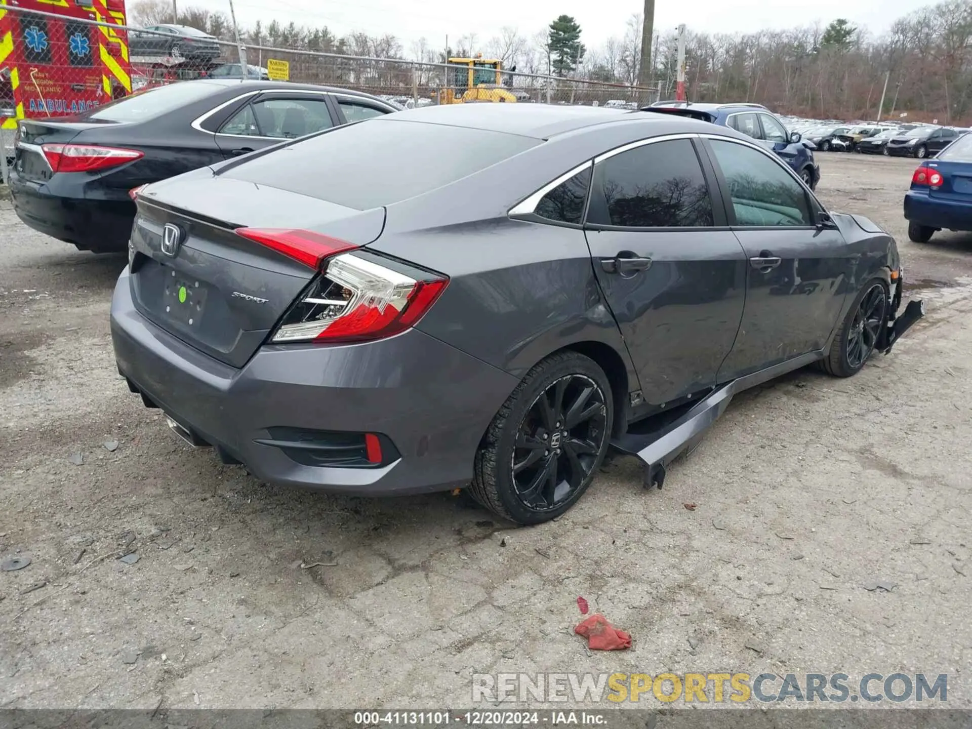 4 fotografías del automóvil dañado 2HGFC2F80KH592798 HONDA CIVIC 2019