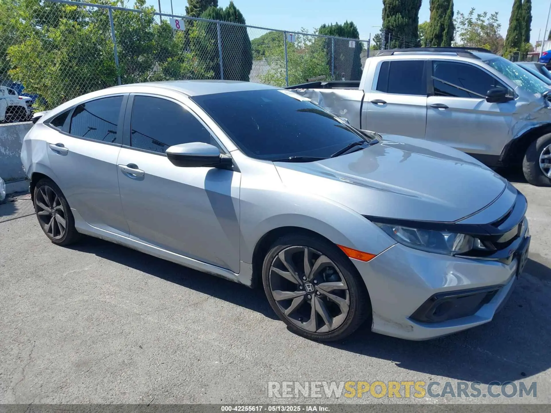 1 fotografías del automóvil dañado 2HGFC2F80KH600754 HONDA CIVIC 2019