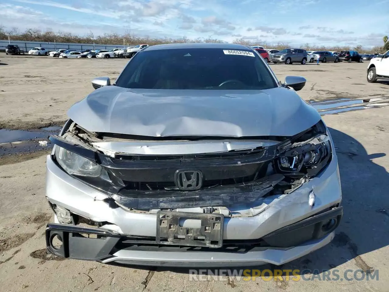 5 fotografías del automóvil dañado 2HGFC2F80KH602407 HONDA CIVIC 2019