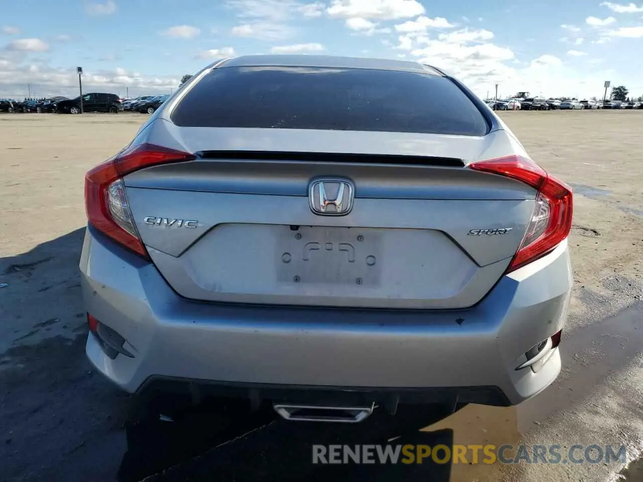 6 fotografías del automóvil dañado 2HGFC2F80KH602407 HONDA CIVIC 2019