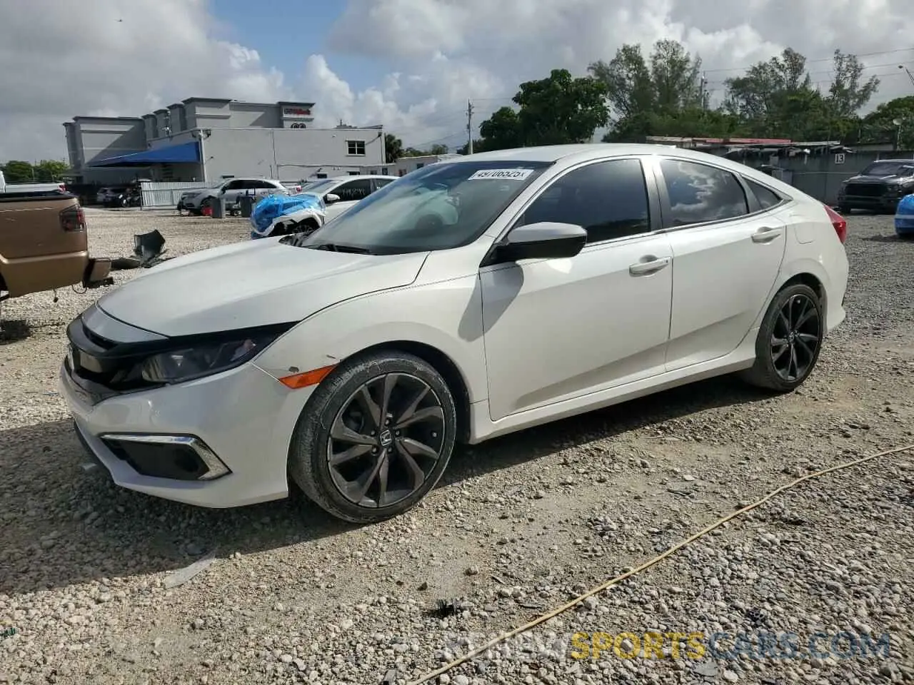 1 fotografías del automóvil dañado 2HGFC2F81KH502641 HONDA CIVIC 2019