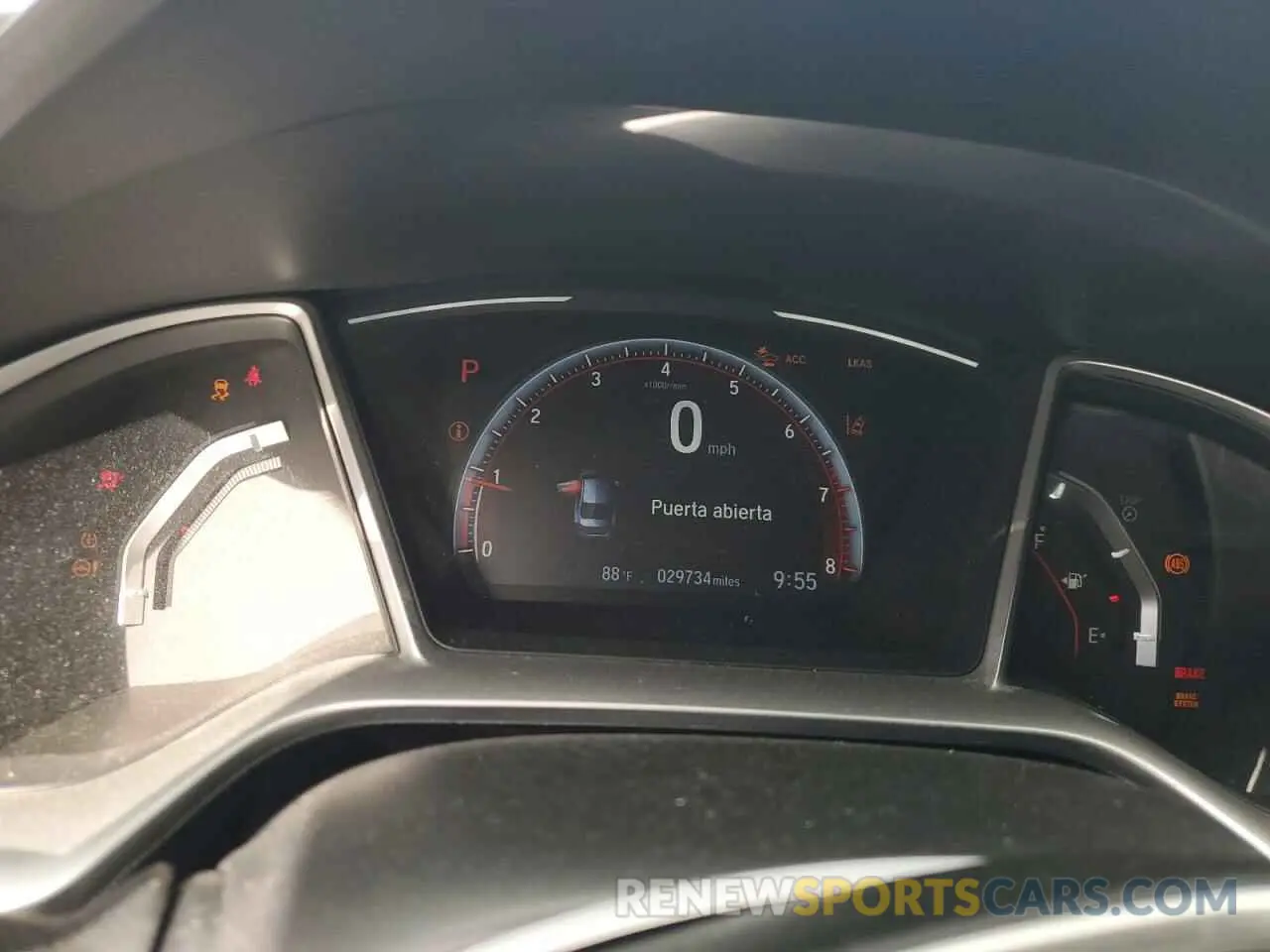 9 fotografías del automóvil dañado 2HGFC2F81KH502641 HONDA CIVIC 2019