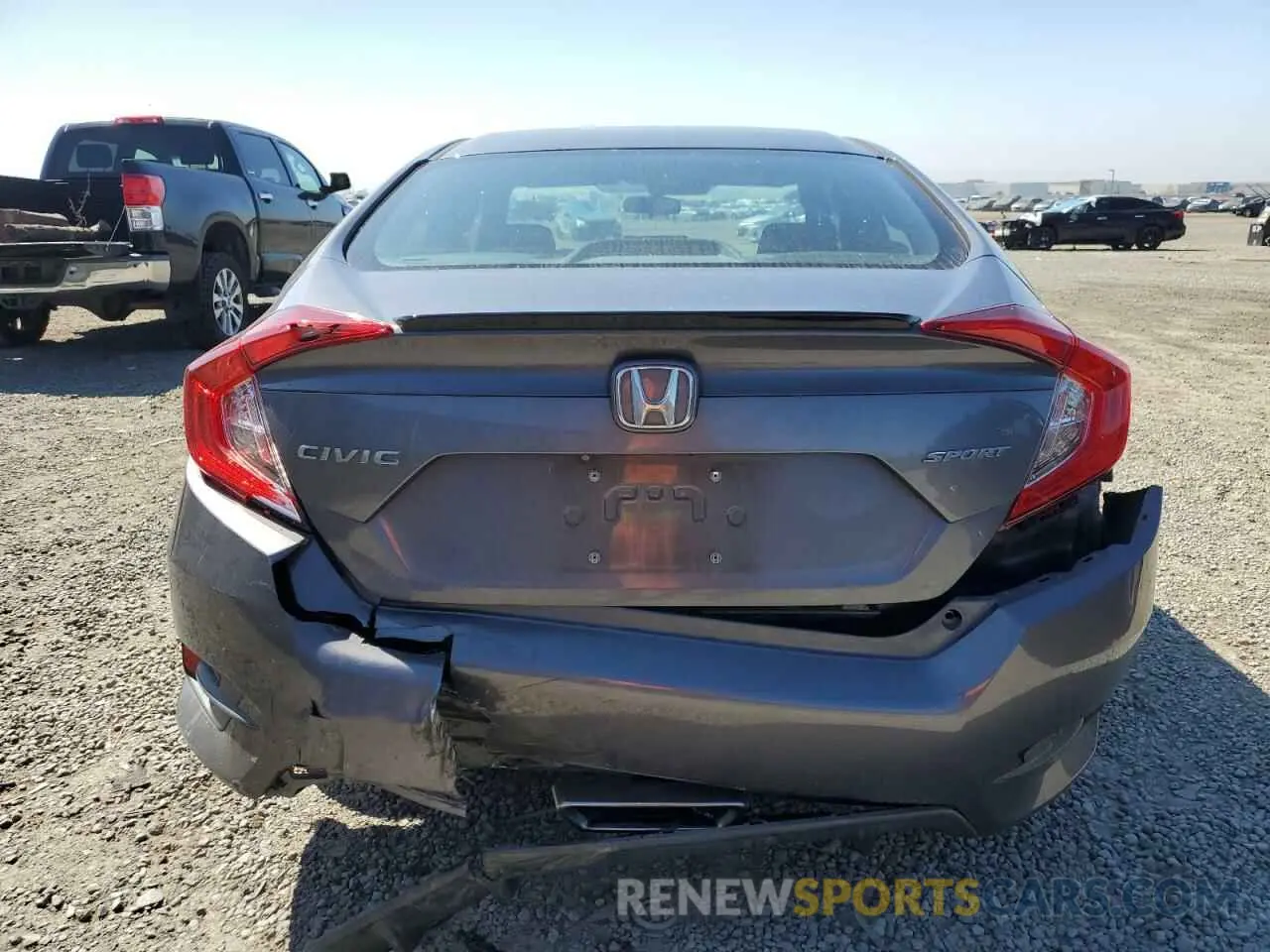6 fotografías del automóvil dañado 2HGFC2F81KH513137 HONDA CIVIC 2019