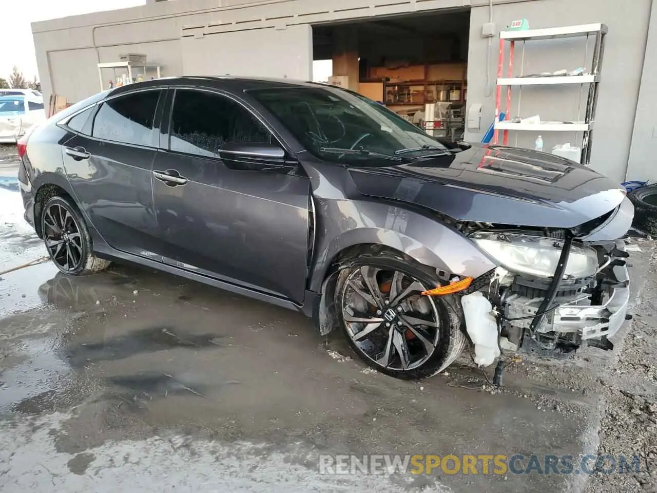 4 fotografías del automóvil dañado 2HGFC2F81KH528317 HONDA CIVIC 2019