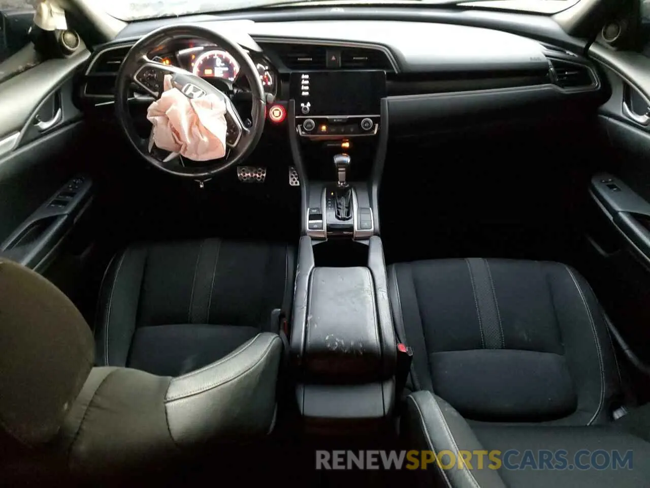 8 fotografías del automóvil dañado 2HGFC2F81KH528317 HONDA CIVIC 2019