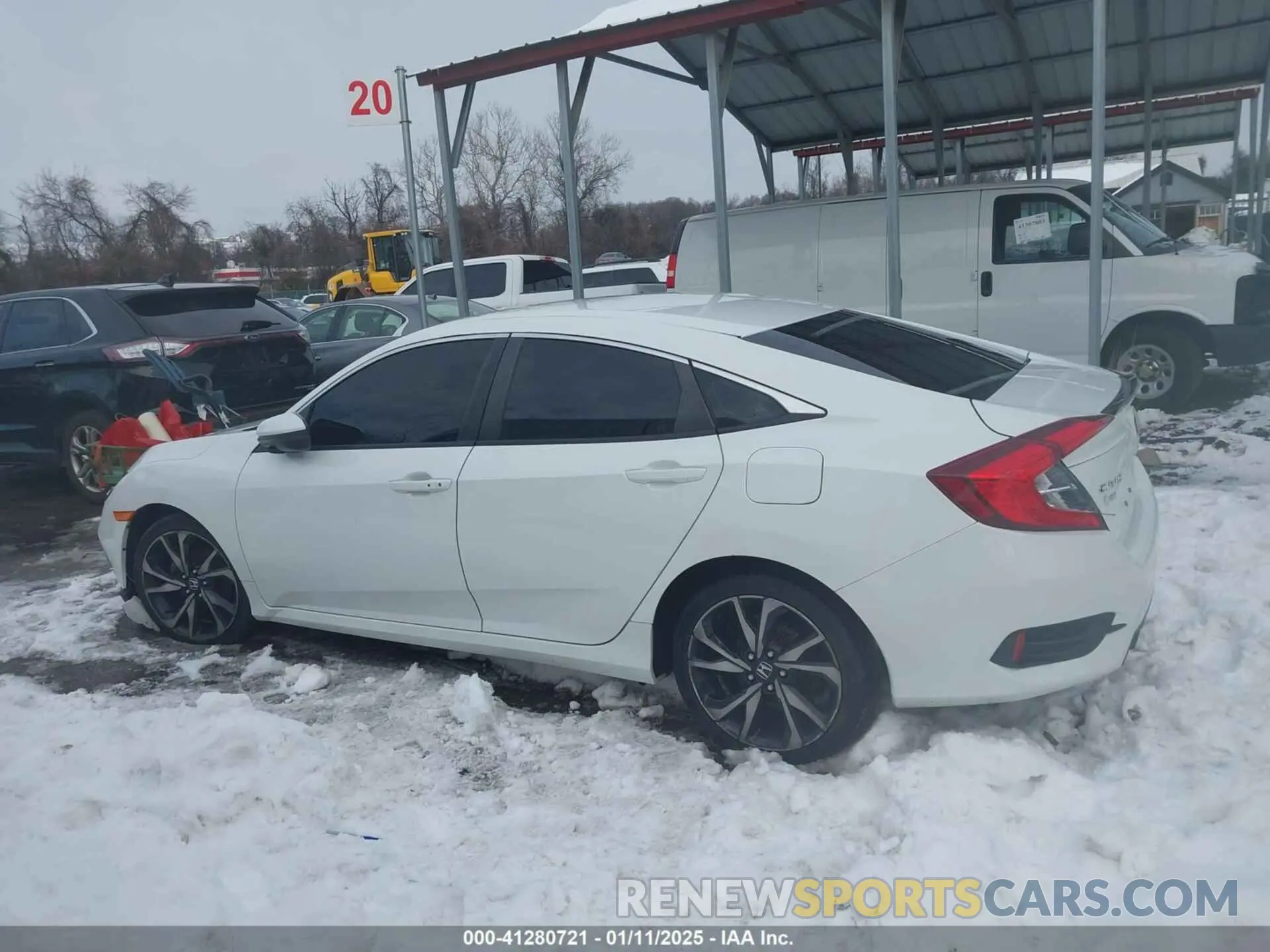 14 fotografías del automóvil dañado 2HGFC2F81KH528849 HONDA CIVIC 2019