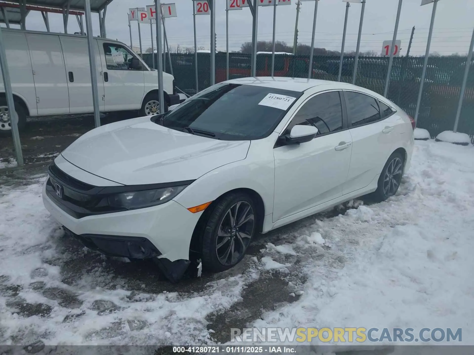 2 fotografías del automóvil dañado 2HGFC2F81KH528849 HONDA CIVIC 2019