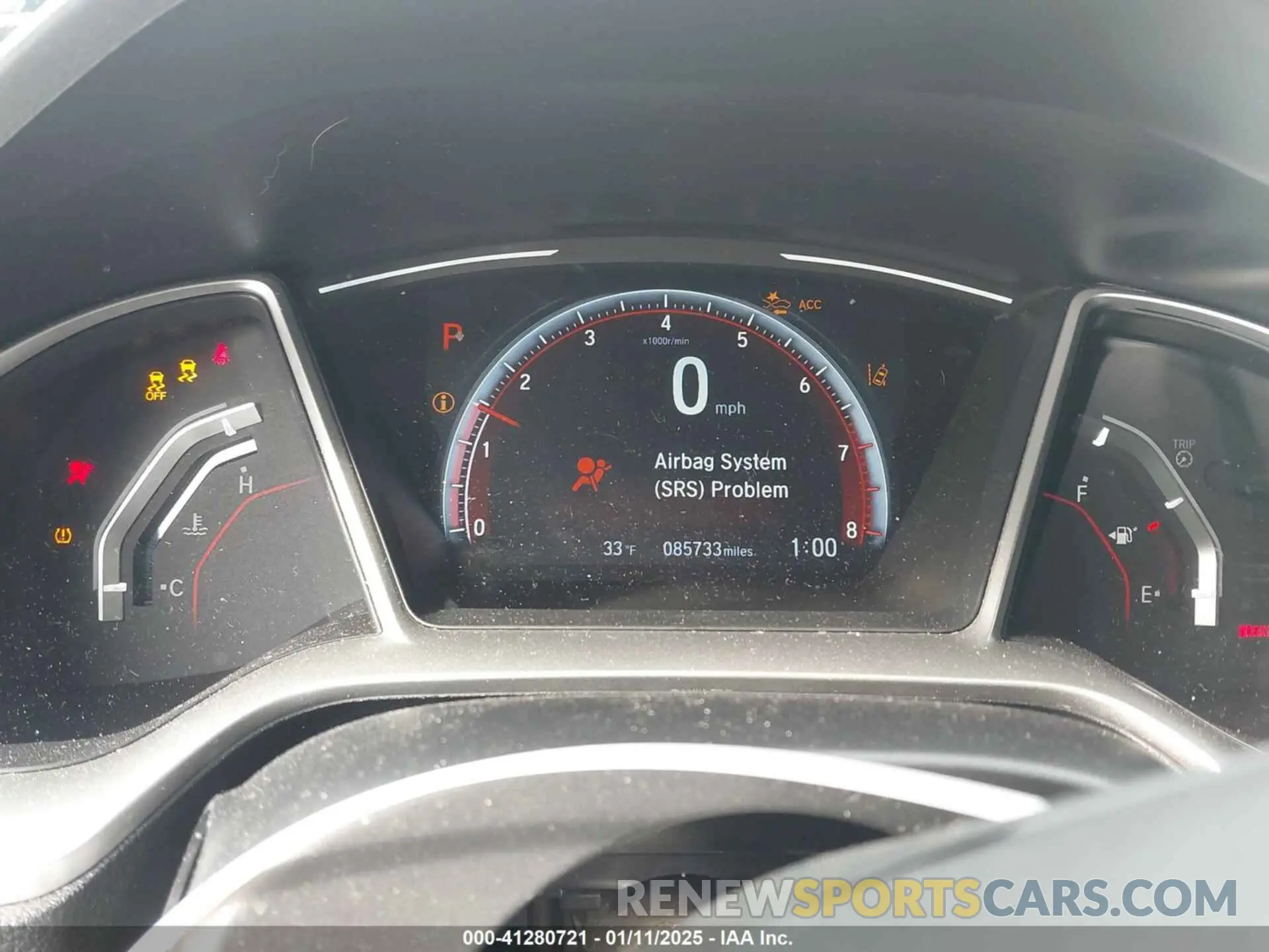 7 fotografías del automóvil dañado 2HGFC2F81KH528849 HONDA CIVIC 2019