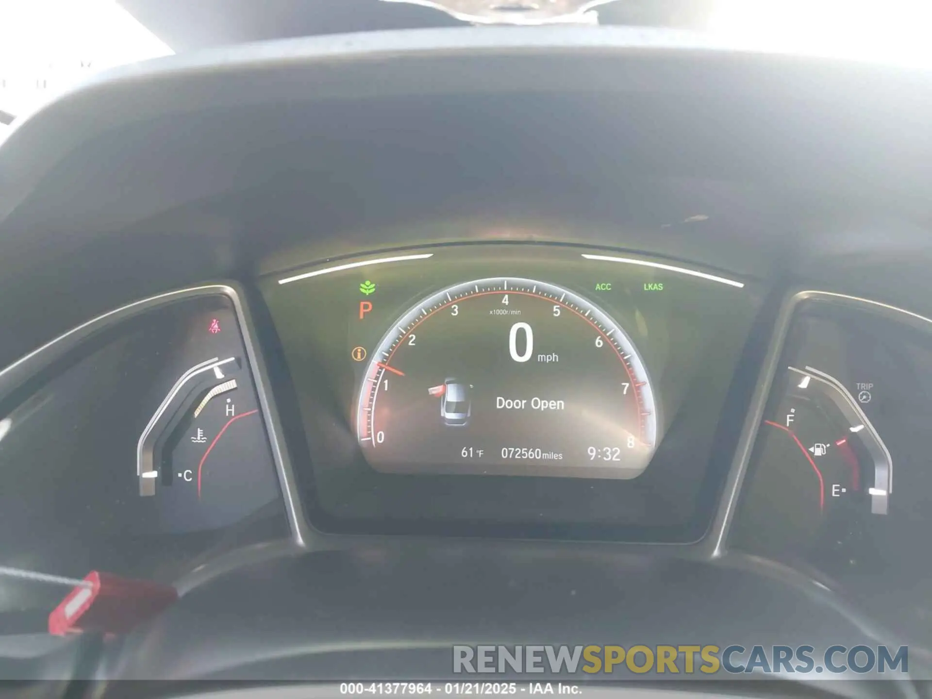 7 fotografías del automóvil dañado 2HGFC2F81KH538037 HONDA CIVIC 2019