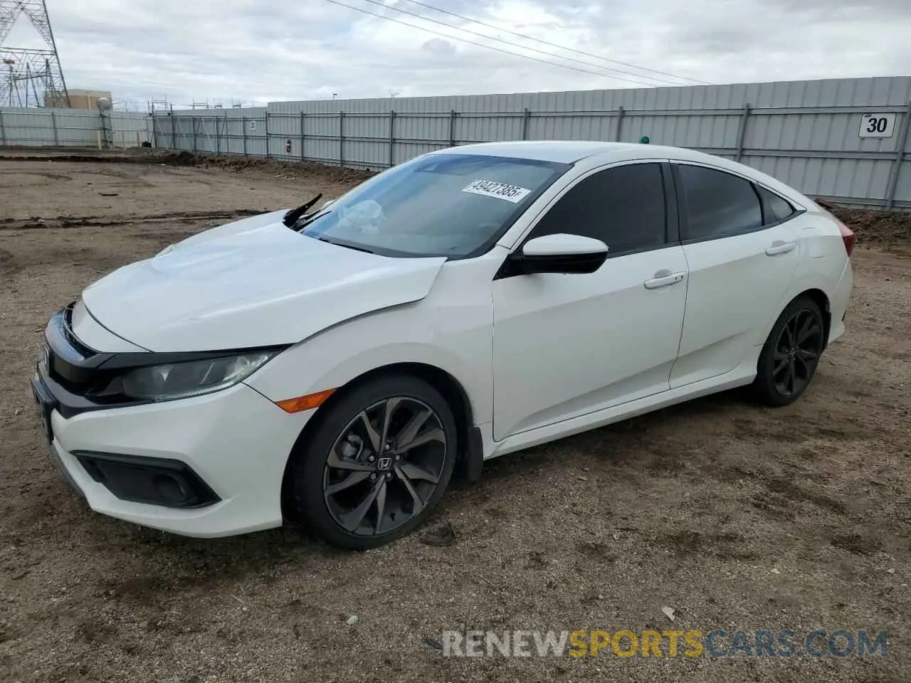1 fotografías del automóvil dañado 2HGFC2F81KH542637 HONDA CIVIC 2019