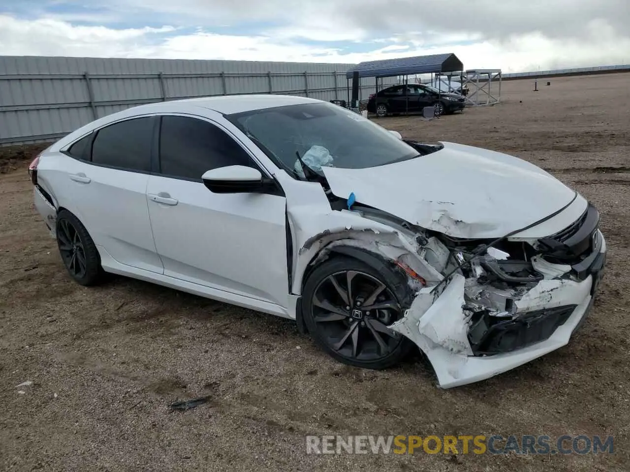 4 fotografías del automóvil dañado 2HGFC2F81KH542637 HONDA CIVIC 2019