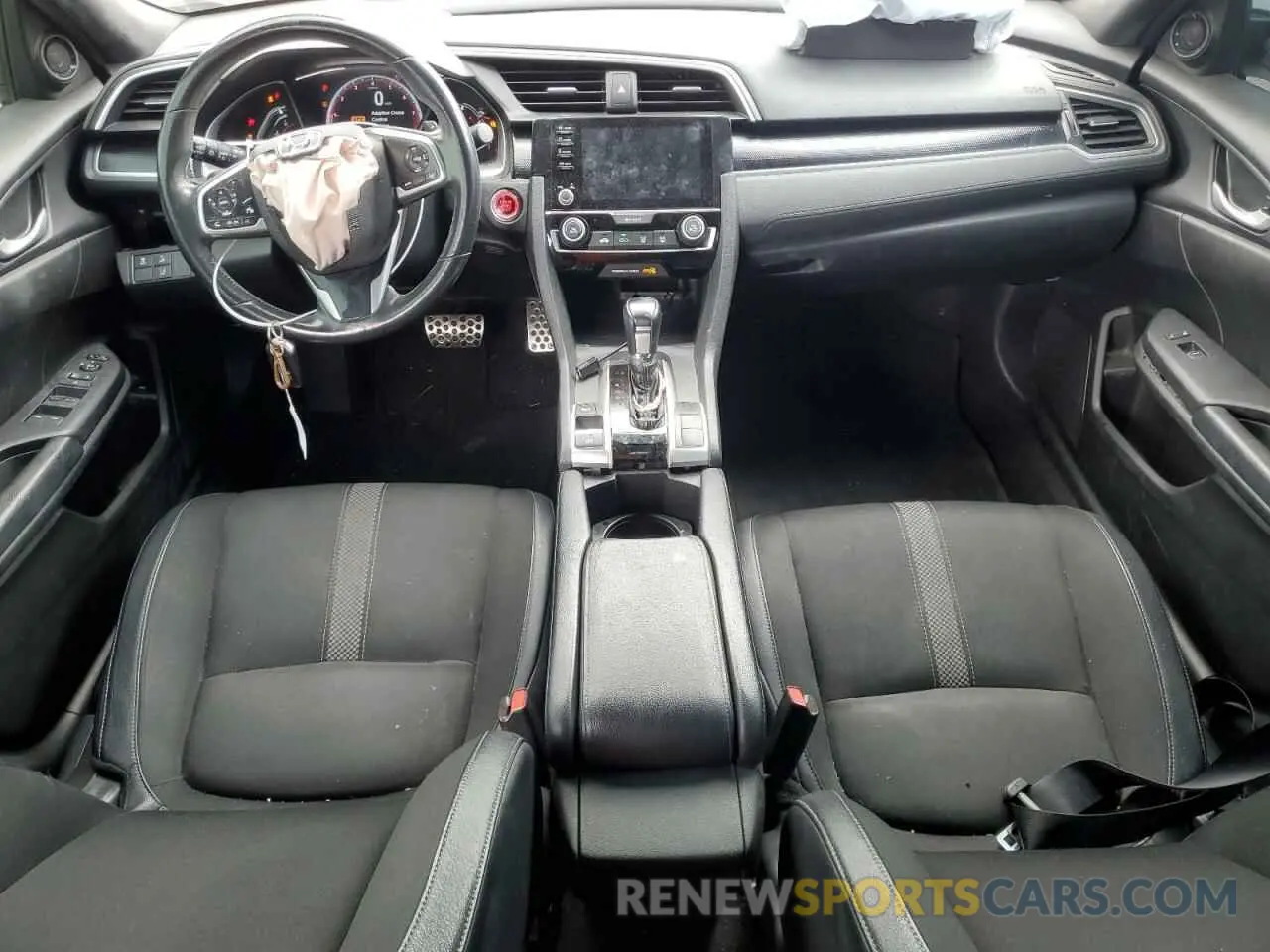 8 fotografías del automóvil dañado 2HGFC2F81KH542637 HONDA CIVIC 2019