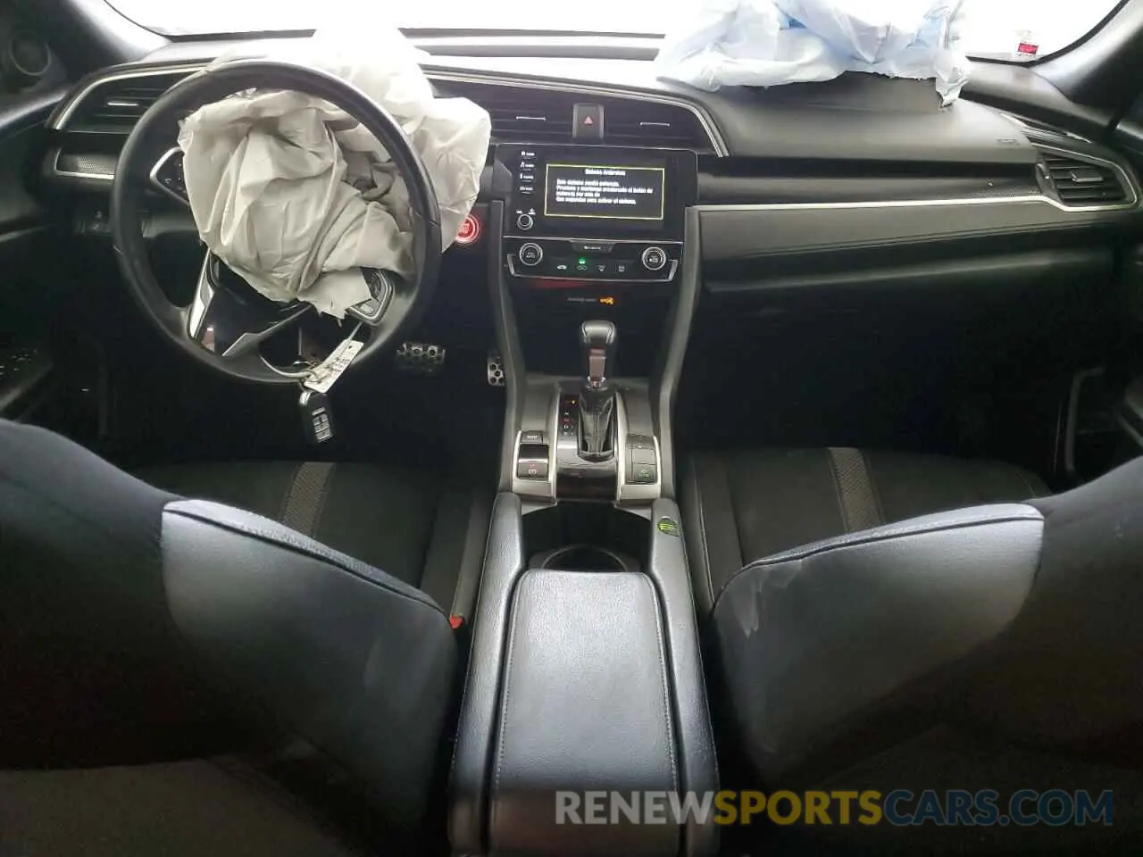 8 fotografías del automóvil dañado 2HGFC2F81KH545201 HONDA CIVIC 2019