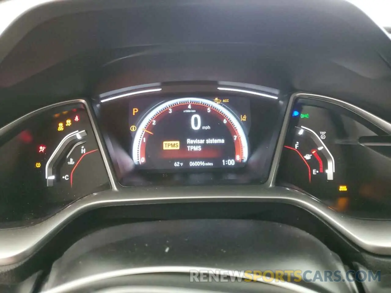 9 fotografías del automóvil dañado 2HGFC2F81KH545201 HONDA CIVIC 2019