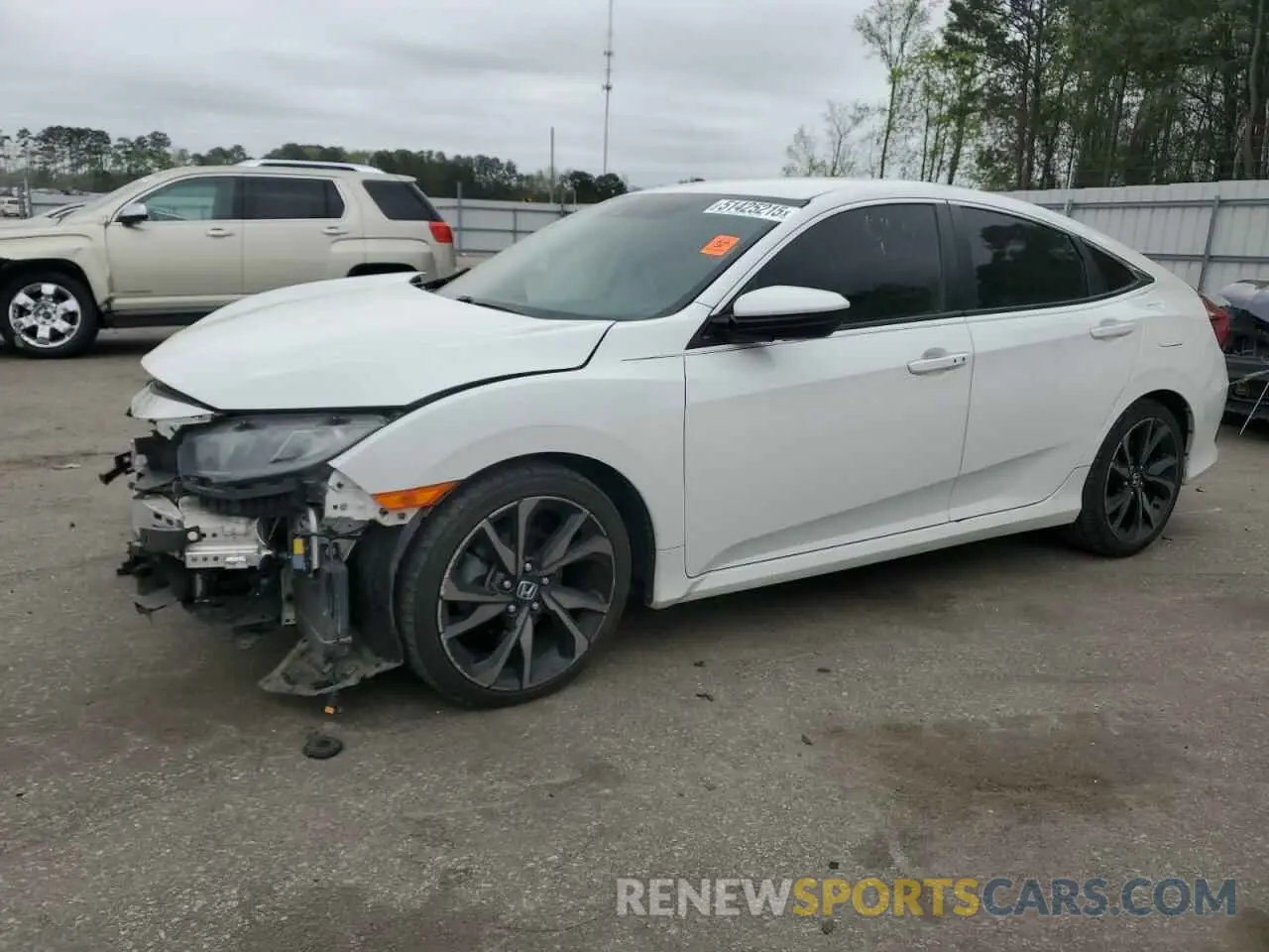 1 fotografías del automóvil dañado 2HGFC2F81KH574813 HONDA CIVIC 2019