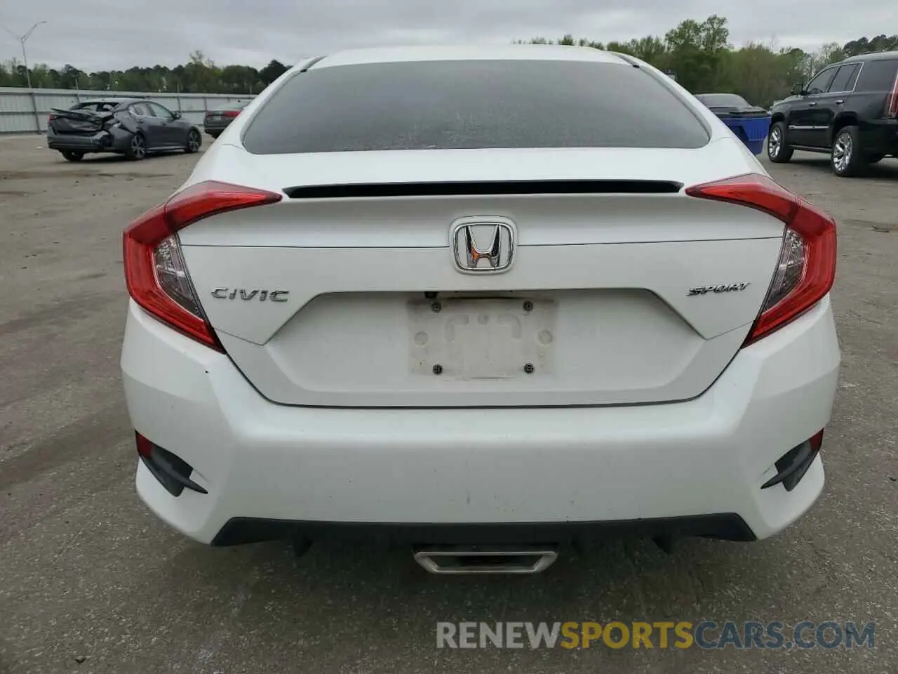 6 fotografías del automóvil dañado 2HGFC2F81KH574813 HONDA CIVIC 2019