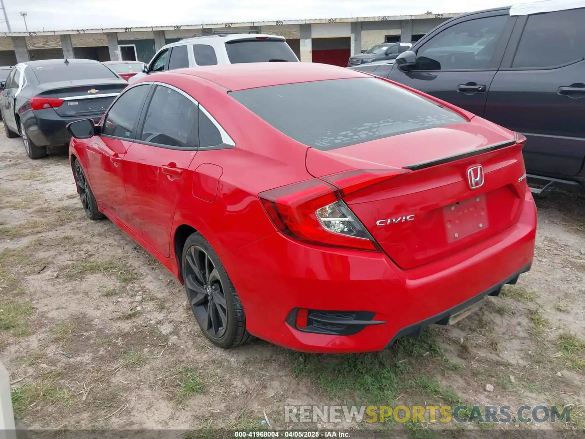 3 fotografías del automóvil dañado 2HGFC2F81KH583897 HONDA CIVIC 2019