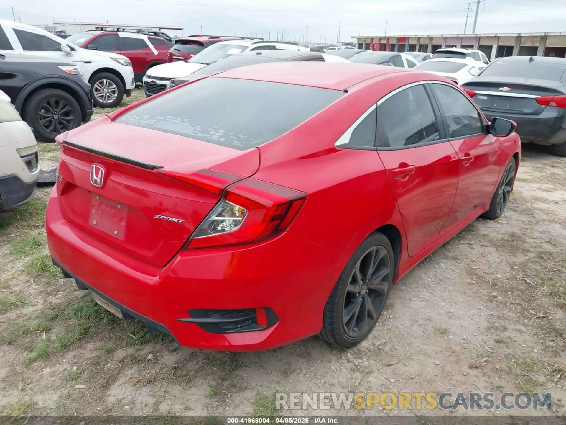 4 fotografías del automóvil dañado 2HGFC2F81KH583897 HONDA CIVIC 2019