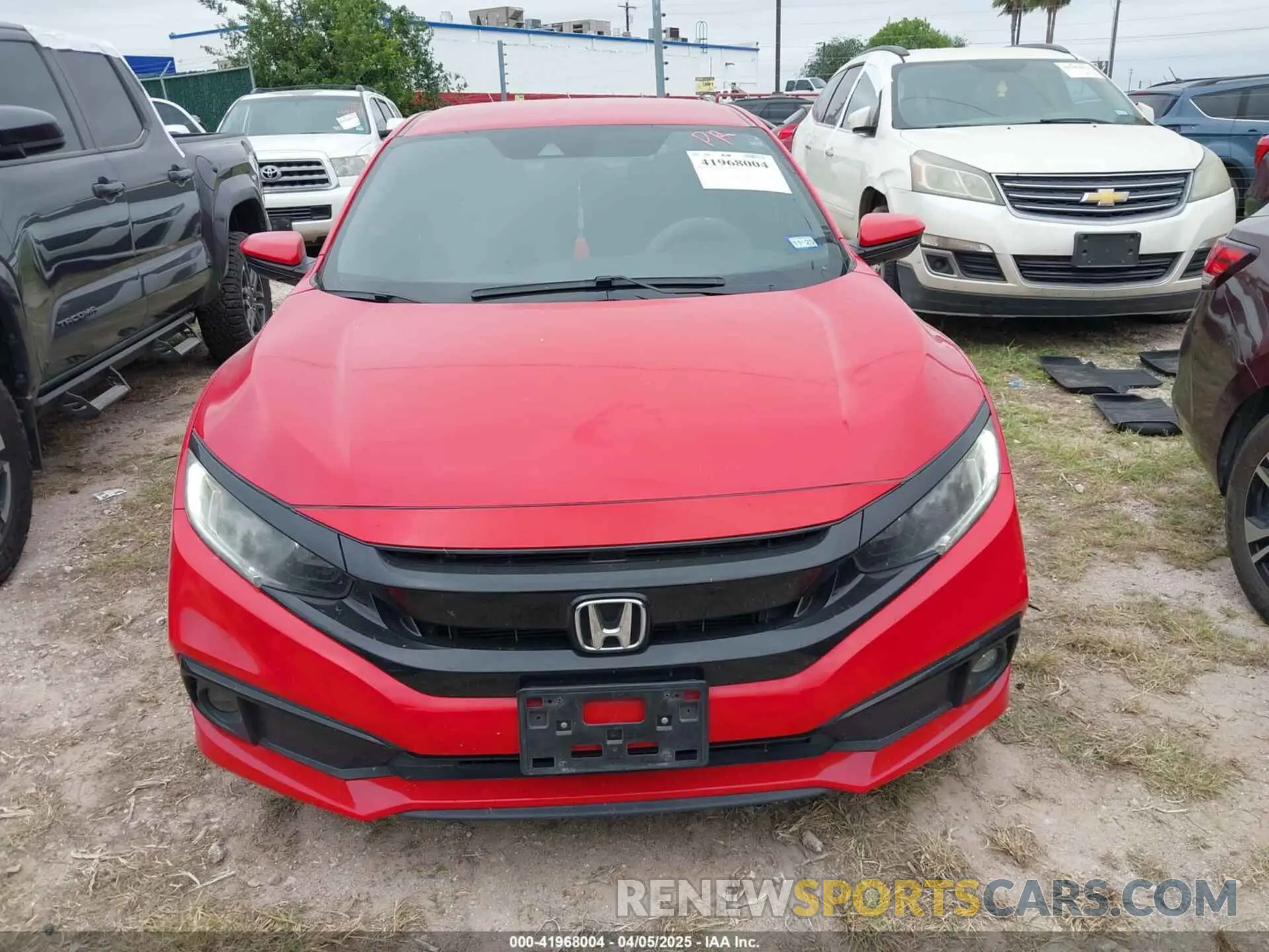 6 fotografías del automóvil dañado 2HGFC2F81KH583897 HONDA CIVIC 2019
