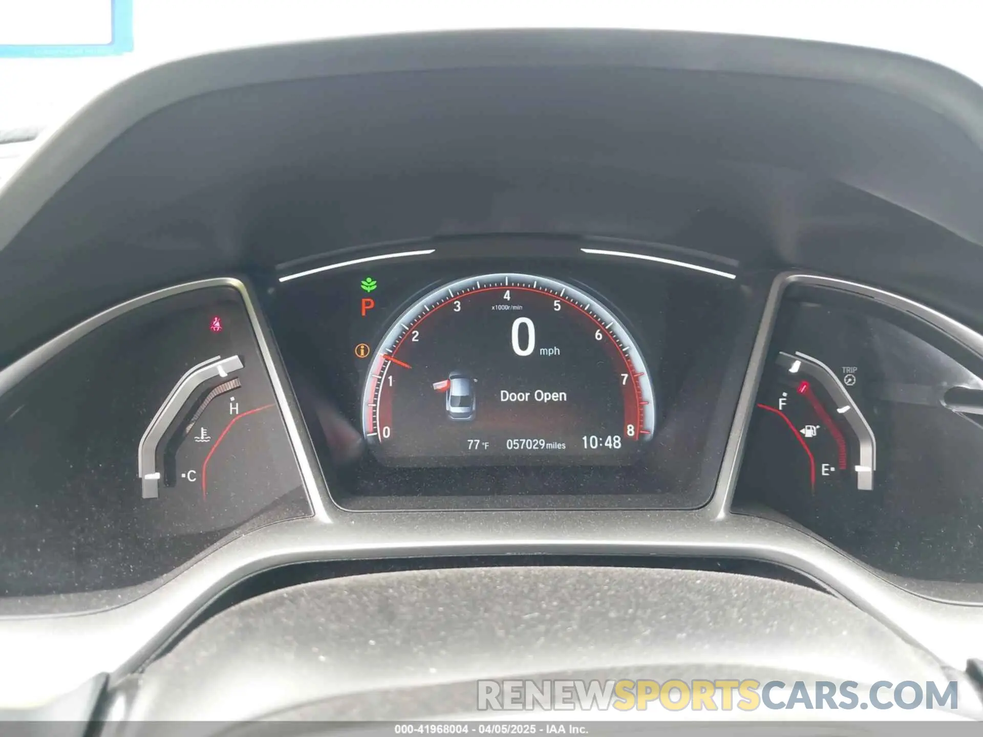 7 fotografías del automóvil dañado 2HGFC2F81KH583897 HONDA CIVIC 2019