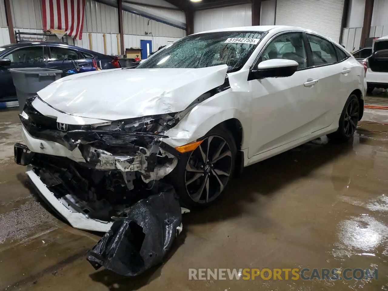 1 fotografías del automóvil dañado 2HGFC2F81KH594141 HONDA CIVIC 2019